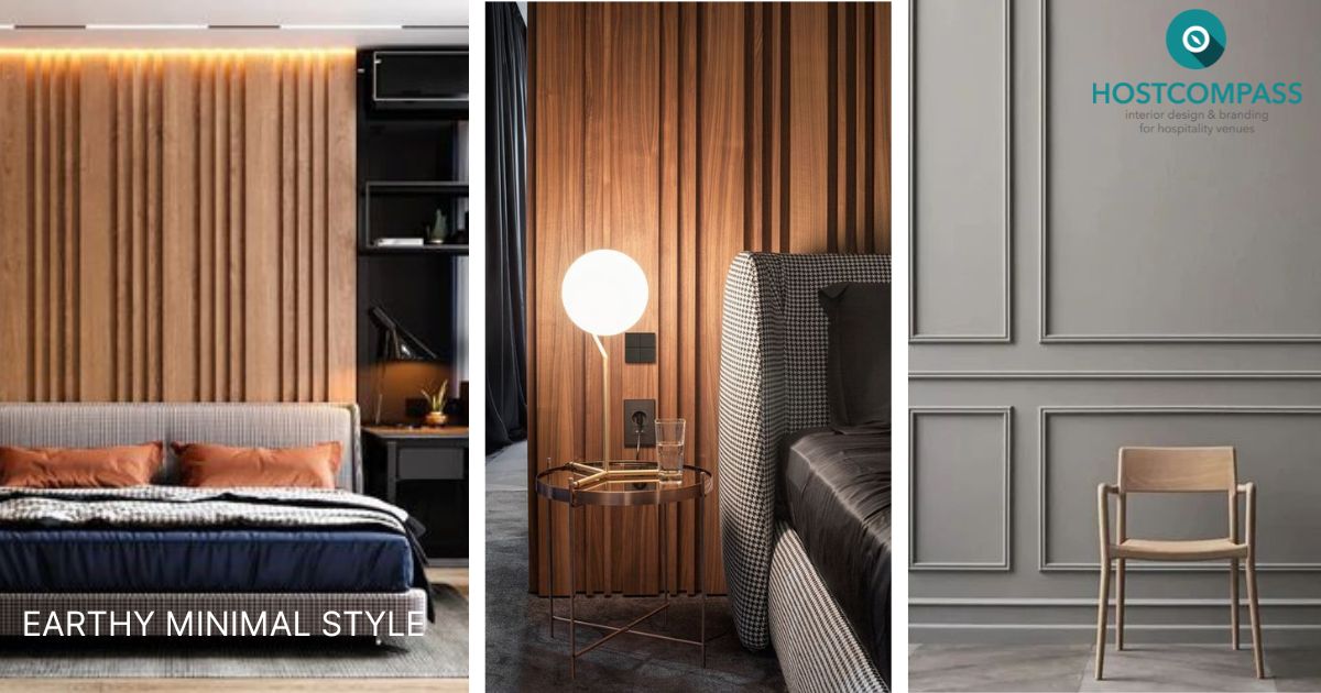 earthy minimal style επένδυση τοίχων