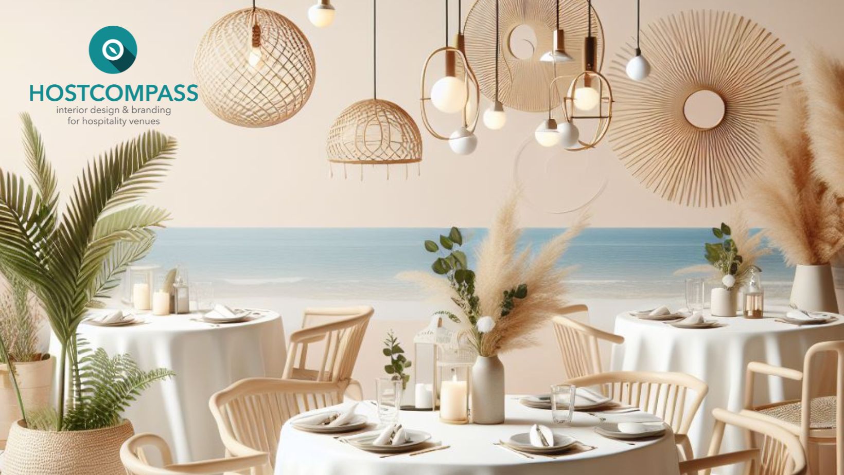 Θερινή διακόσμηση εστιατορίου